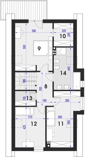 Poddasze projektu Tymek