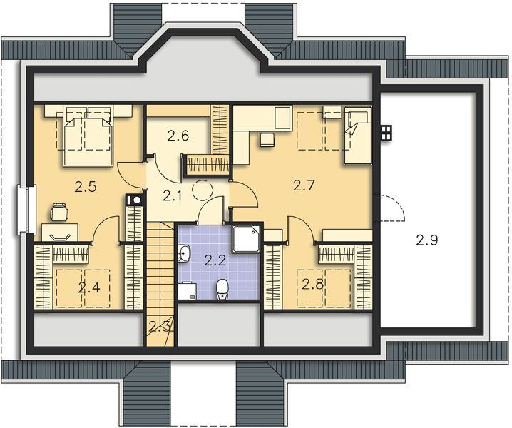 Poddasze projektu Atlanta DCP241