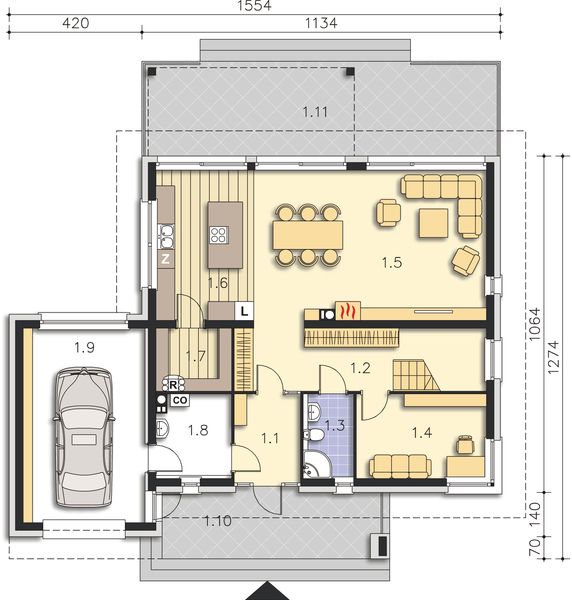 Parter projektu Carrara II DCP332a