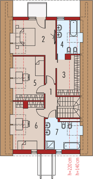 Poddasze projektu EX 15 soft