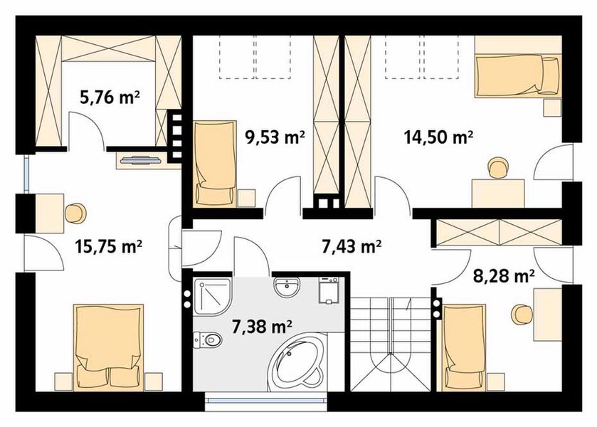 Poddasze projektu Calineczka 3