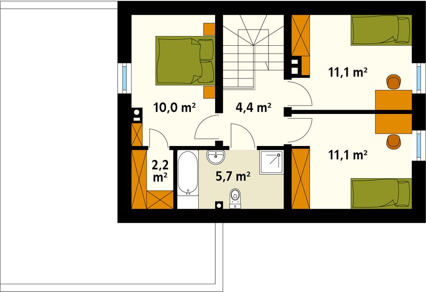 Poddasze projektu Zeo NF40