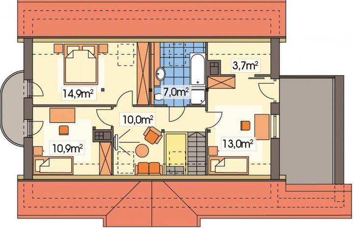 Poddasze projektu Tymek B E
