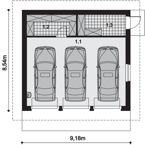 Parter projektu Garaż ARP05
