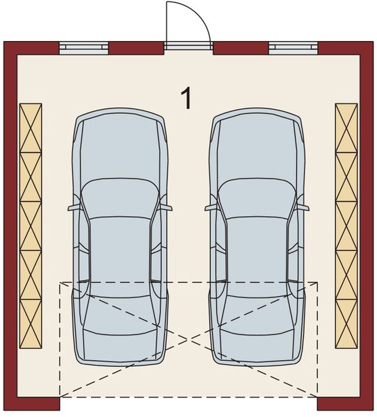 Parter projektu Garaż Alfa-G2