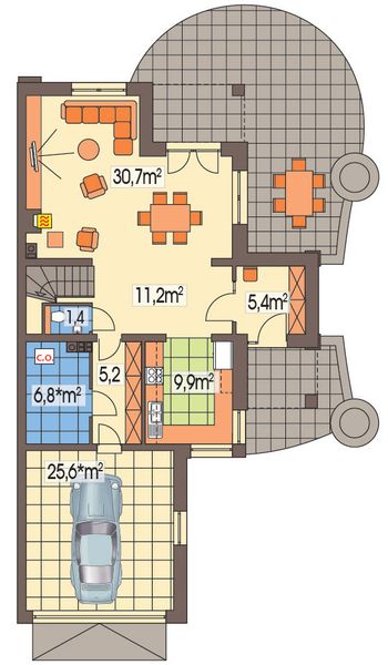 Parter projektu Willa Venus - segment