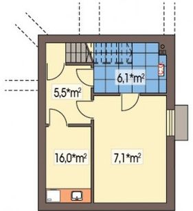 Piwnica projektu Lawenda A z piwnicą