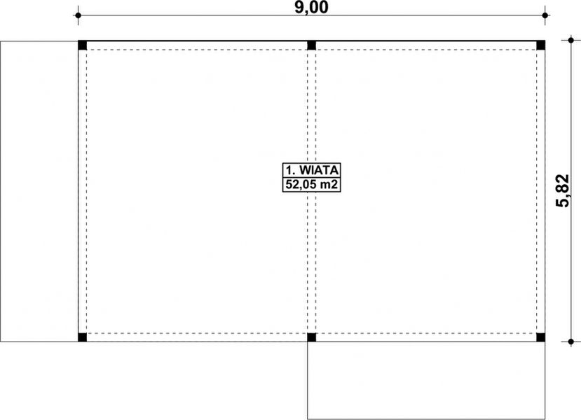 Parter projektu G168 - Wiata drewniana