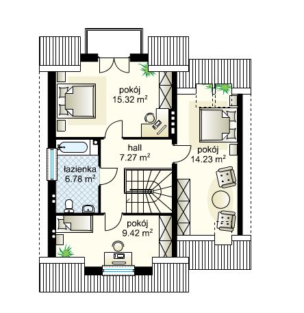 Poddasze projektu Santana II