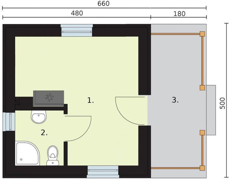 Parter projektu Budynek gospodarczy Amadora na zgłoszenie do 35m2