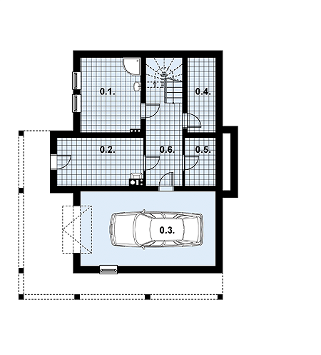 Piwnica projektu L-71 Dom tradycyjny