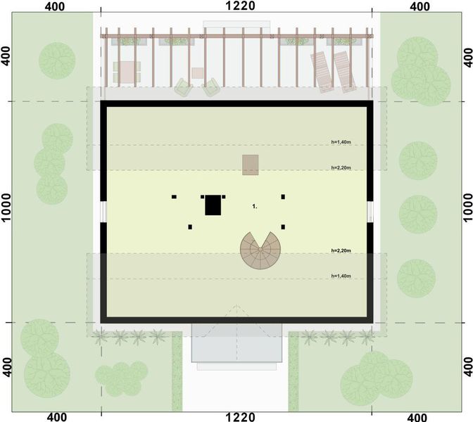 Poddasze projektu Olimpia