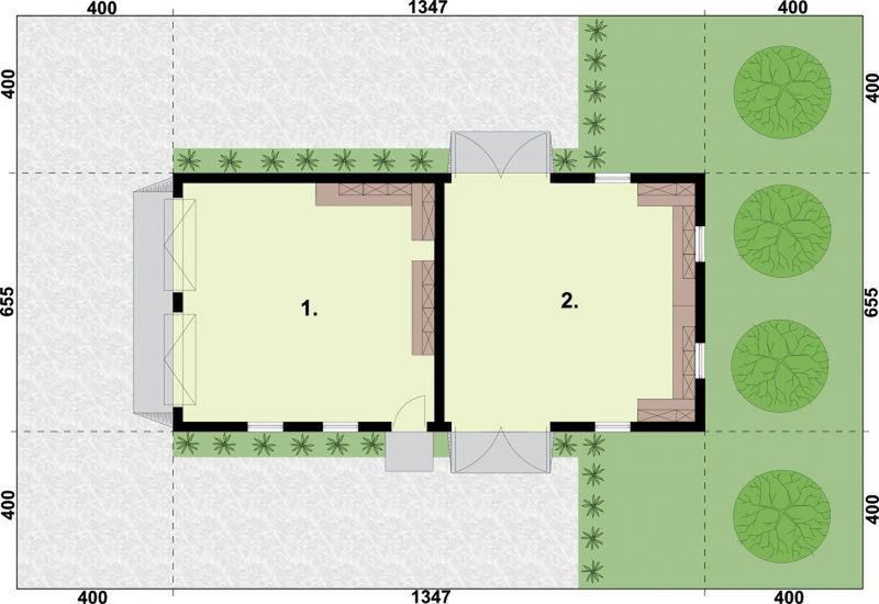 Parter projektu BGS15 Budynek gospodarczy