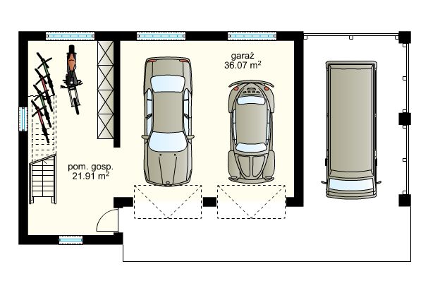 Parter projektu Garaż GW-3