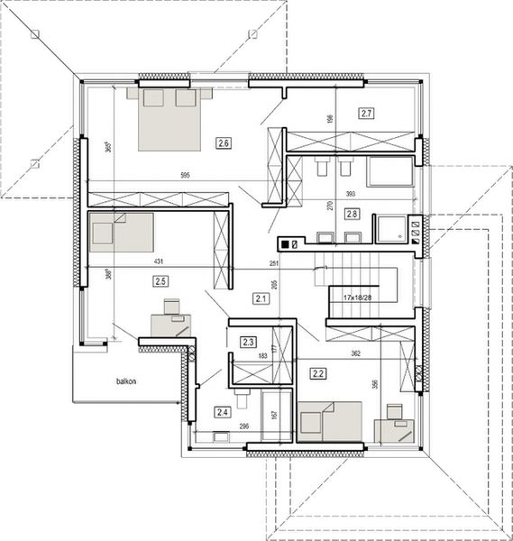Piętro 1 projektu DN 051