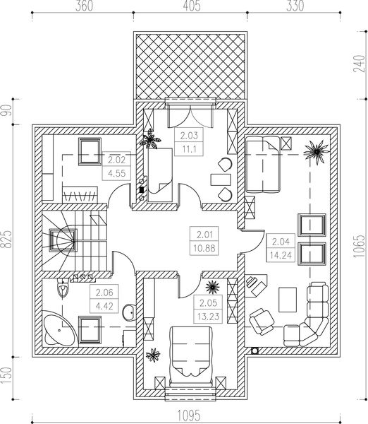 Poddasze projektu ZAK
