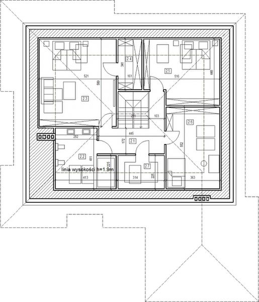 Poddasze projektu DJ 134
