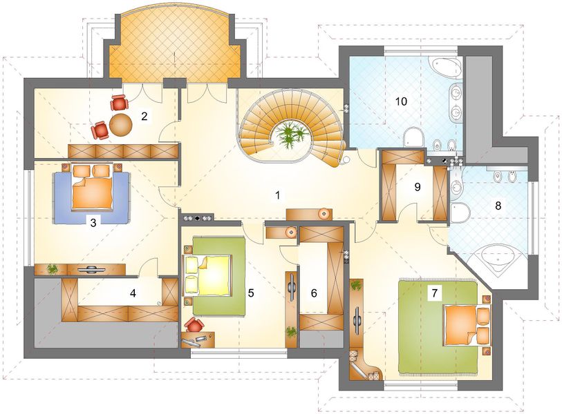 Poddasze projektu JM 300