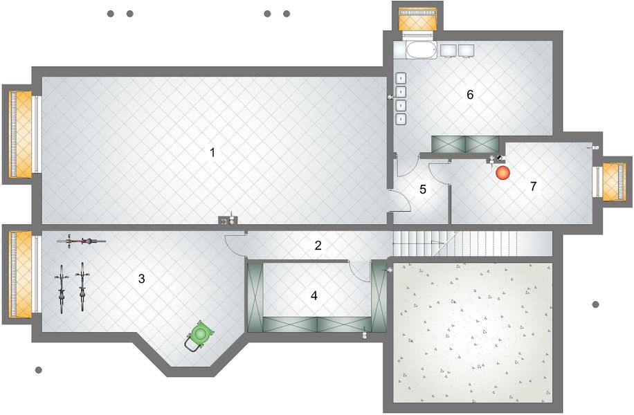 Piwnica projektu JM 300
