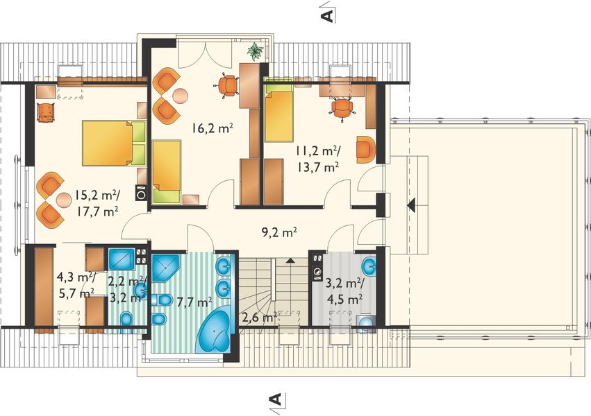 Poddasze projektu Klara Polo (1422)