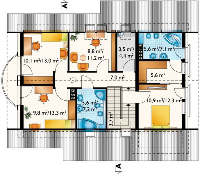 Poddasze projektu Alba (1436)