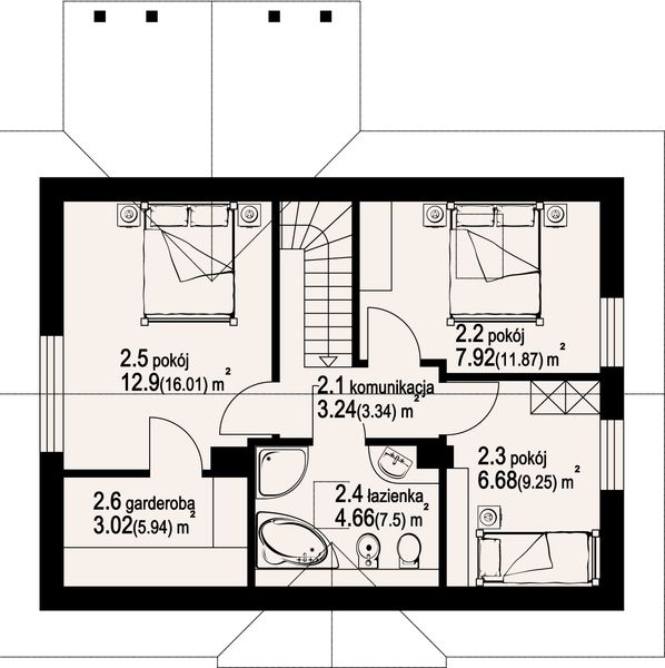 Poddasze projektu Hoczew Mk11