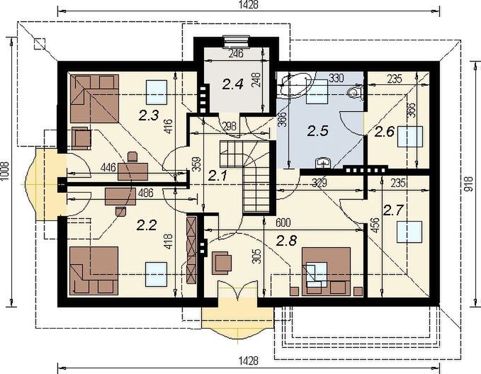 Poddasze projektu DJ 097a