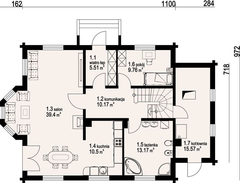 Parter projektu Zagórze małe 7