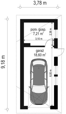Parter projektu Garaż BG04