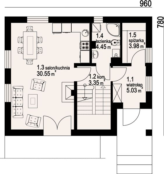 Parter projektu Grabie Średnie 13