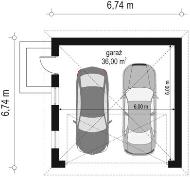 Parter projektu Garaż BG100