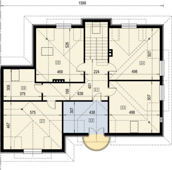 Poddasze projektu Bliźniak 5