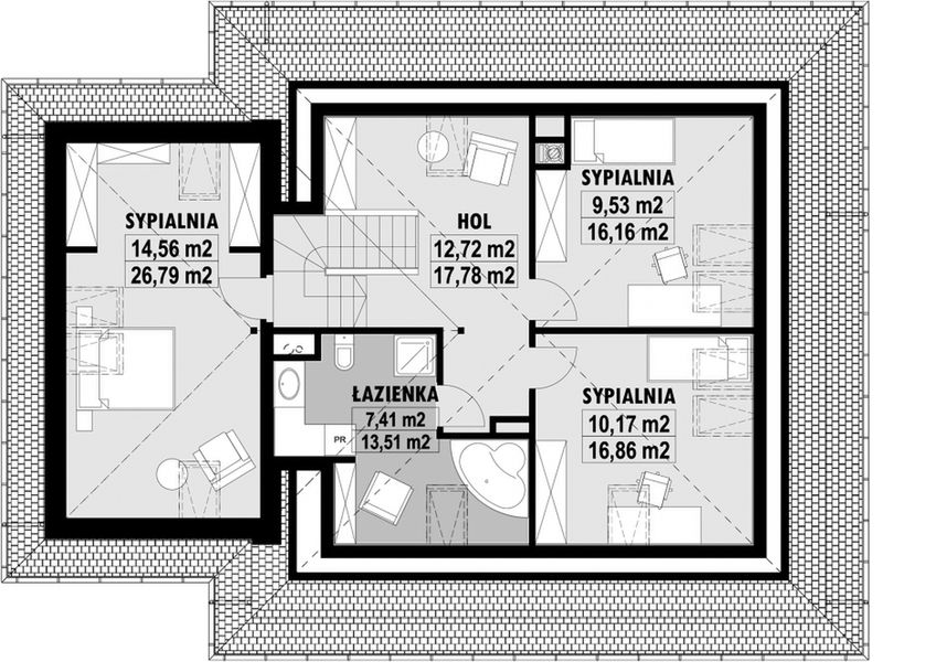 Poddasze projektu E-143