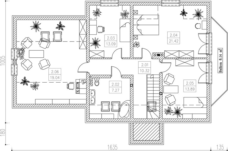 Poddasze projektu Pol