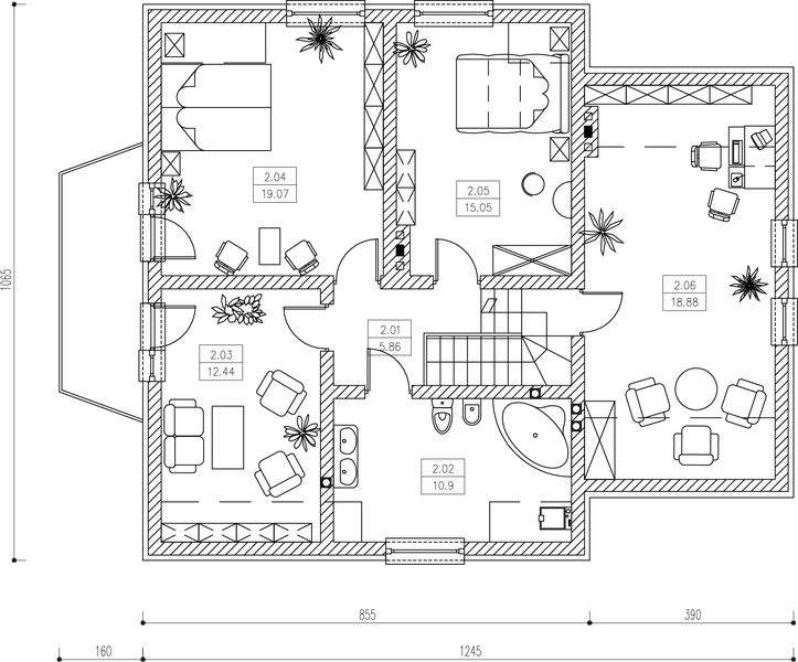 Poddasze projektu Stg