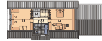 Poddasze projektu WM18 Wieszczek