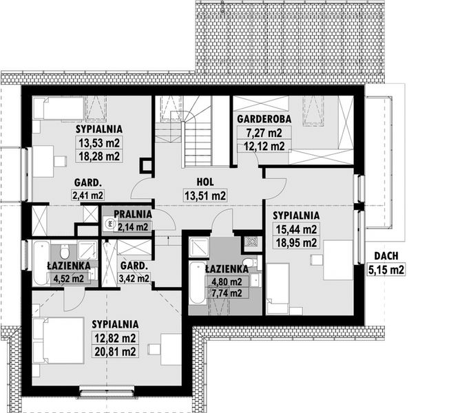 Poddasze projektu E-103