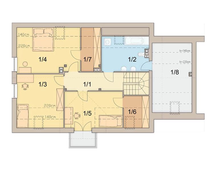 Poddasze projektu Kardamon G1