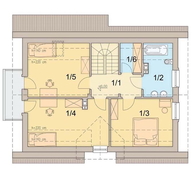 Poddasze projektu Tiramisu