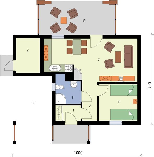 Parter projektu Malabo dom letniskowy