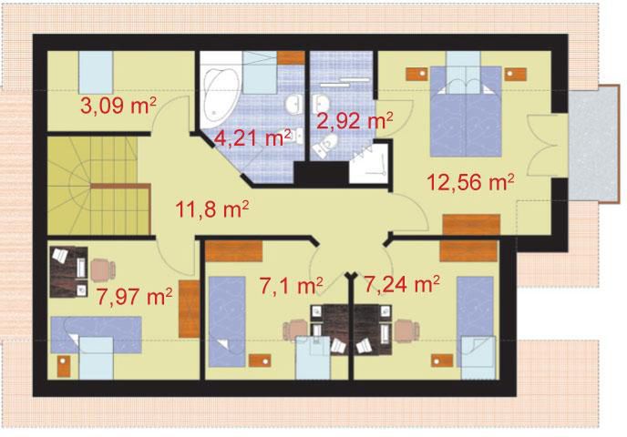 Poddasze projektu El Paso