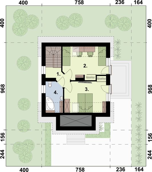 Poddasze projektu La Pampa