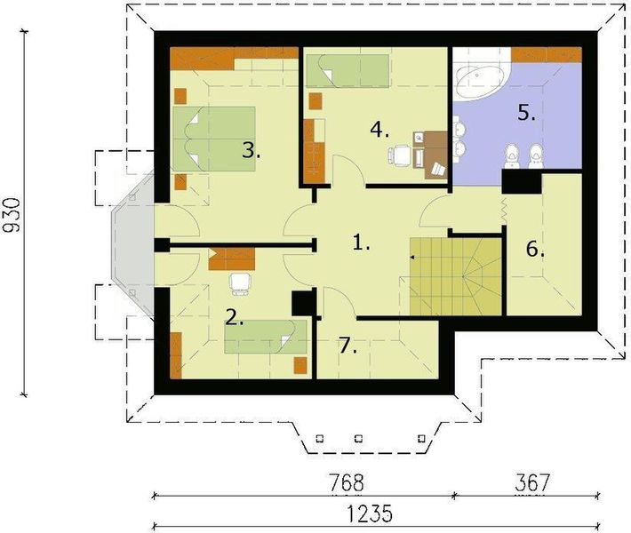 Poddasze projektu Manila