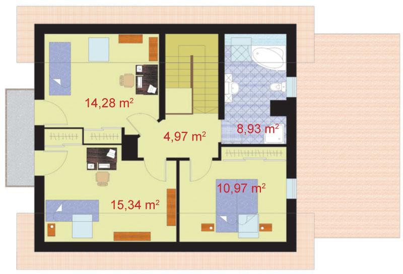 Poddasze projektu Santa Cruz