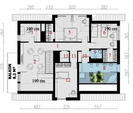 Poddasze projektu Galanseo 2