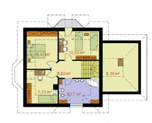Poddasze projektu Valencia