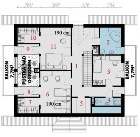 Poddasze projektu Lucella