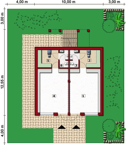Parter projektu Sklep, Budynek Handlowy U51