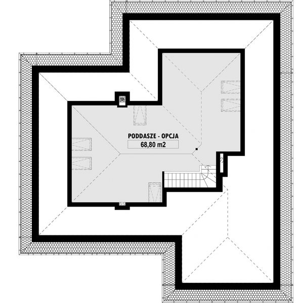 Poddasze projektu E-135