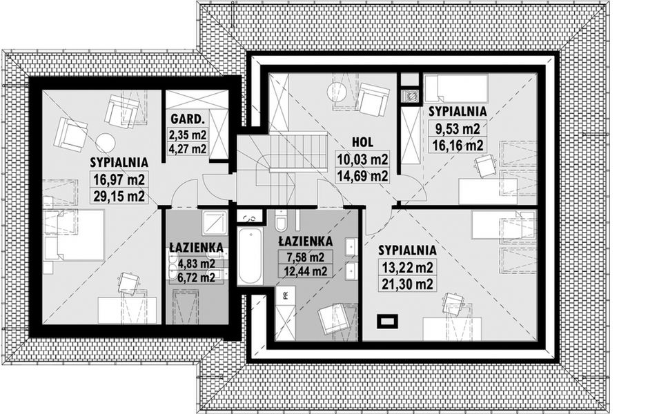 Poddasze projektu E-142
